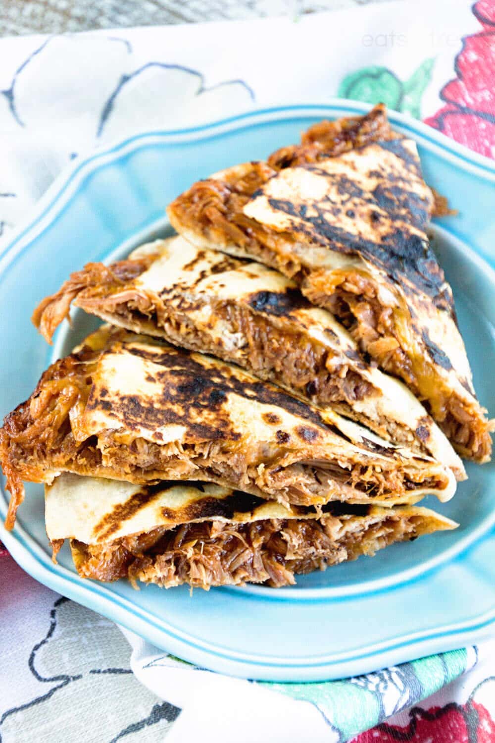 BBQ Pork Quesadillas Main