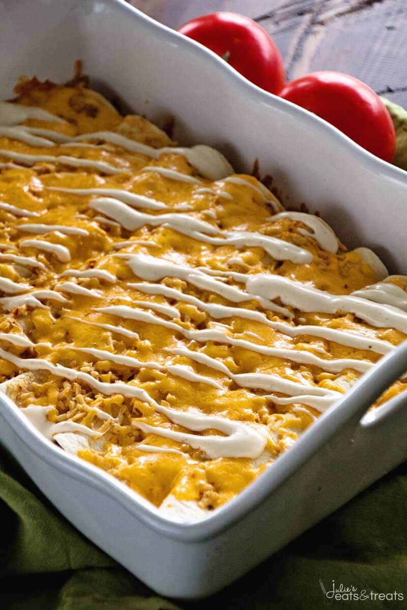 Ranch Chicken Enchiladas  