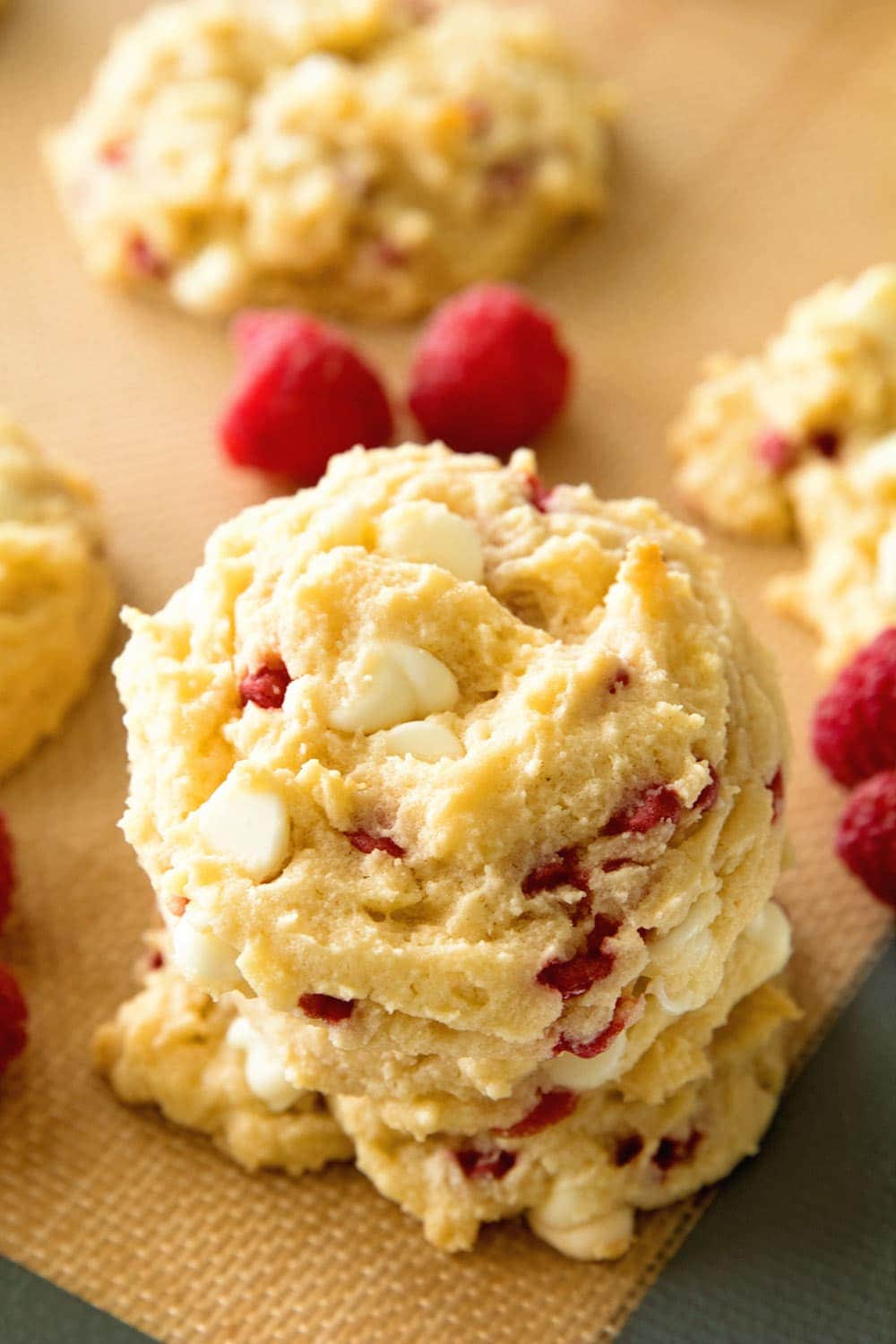 White Chocolate Raspberry Cheesecake Cookies + VIDEO ...