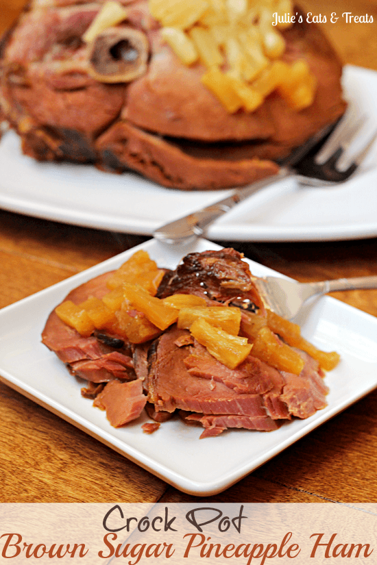 Crock Pot Honey Ham - Julie's Eats & Treats ®