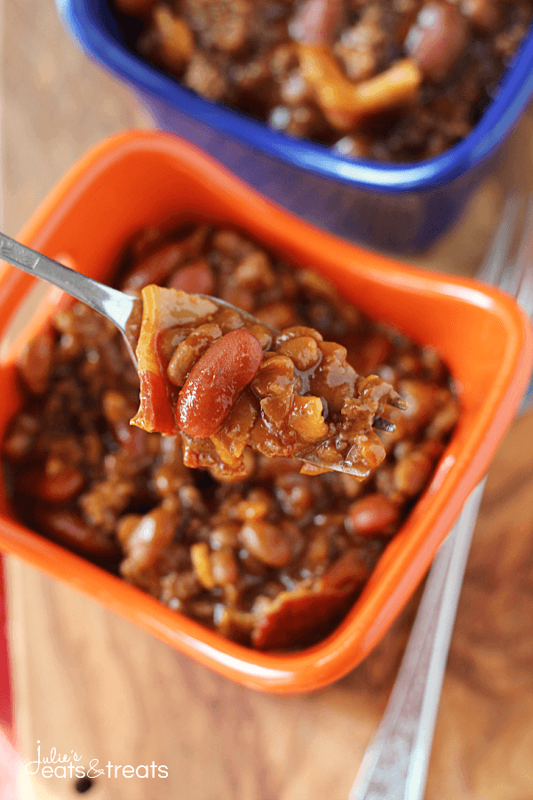 Best Slow Cooker Baked Beans - Simply Happy Foodie