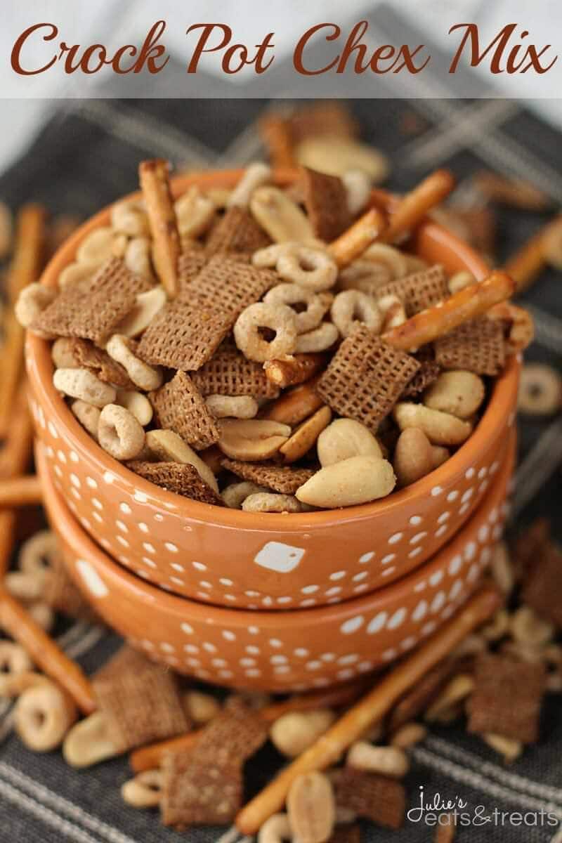 Slow Cooker Chex Mix - Gimme Some Oven