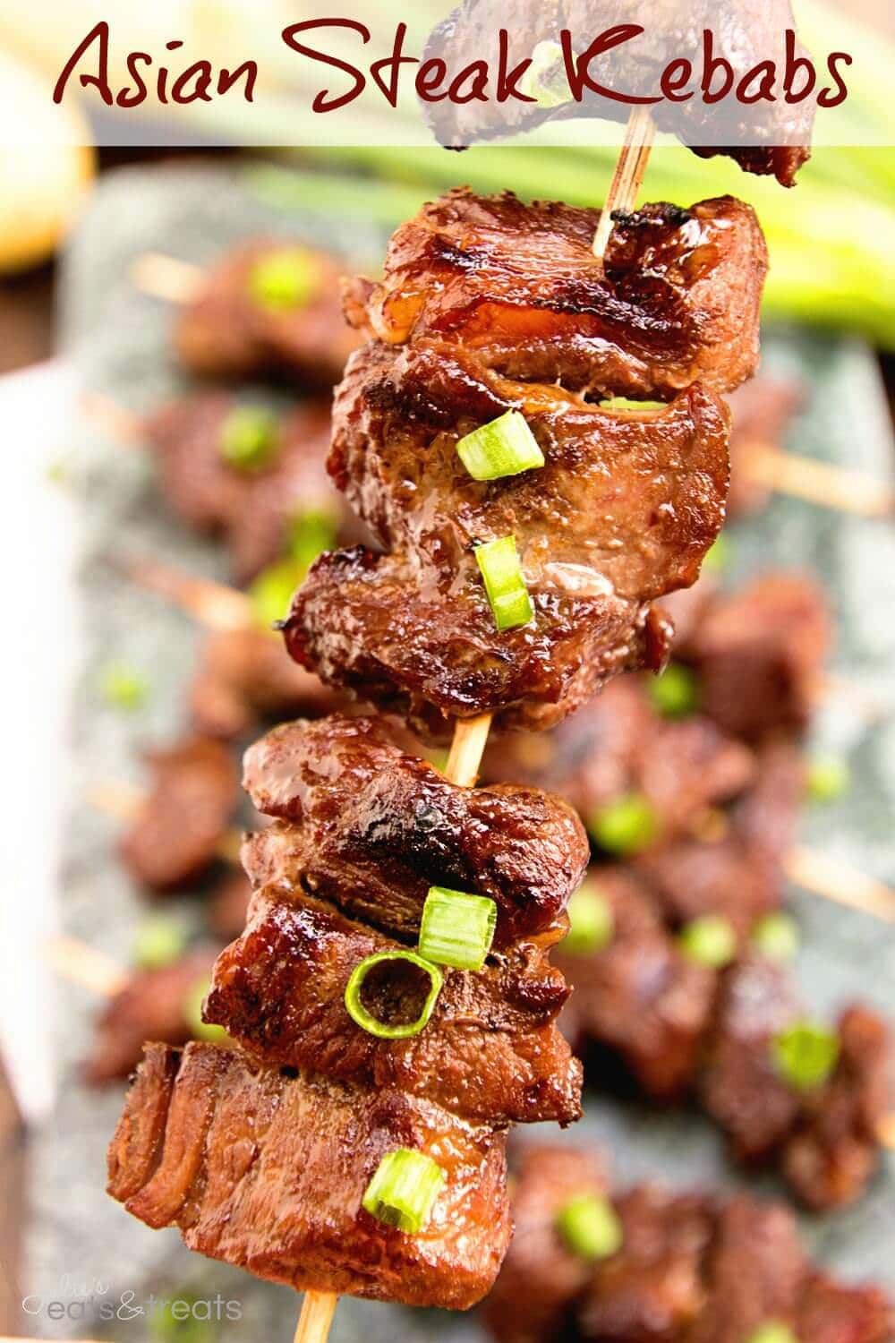 Steak skewer outlet marinade