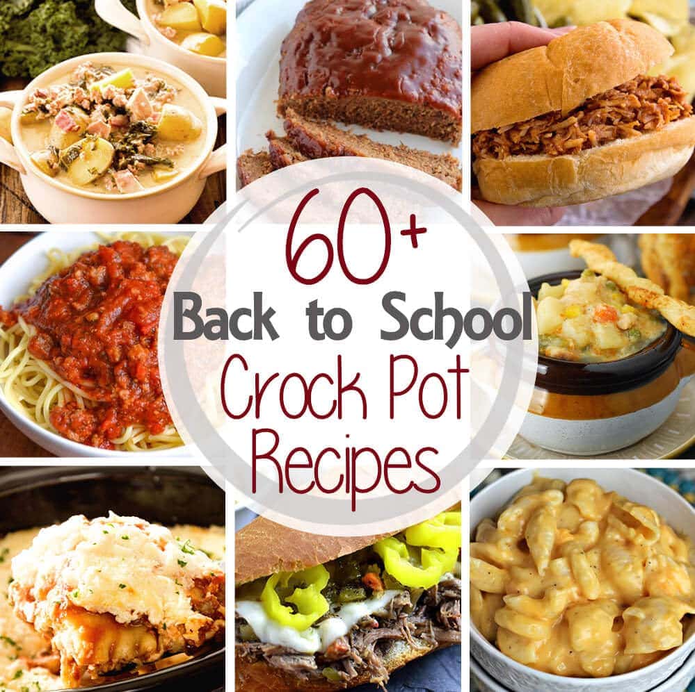 60+ Back to School Dinner Crock Pot Recipes - Julie's Eats & Treats