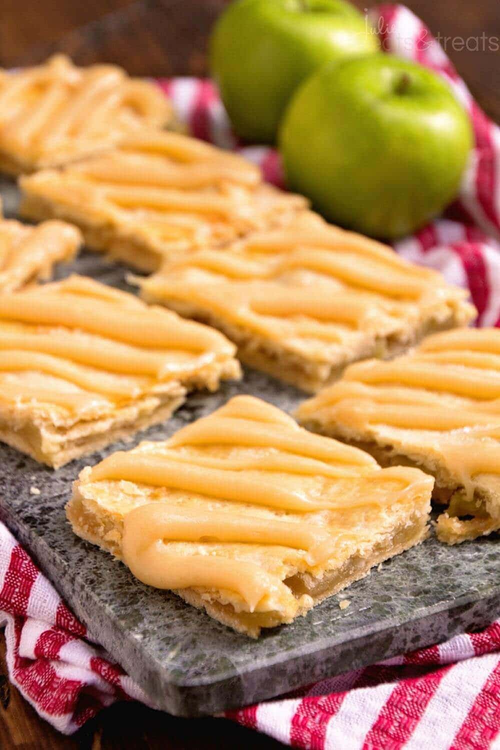 Apple Bars with Caramel Frosting Julie's Eats & Treats