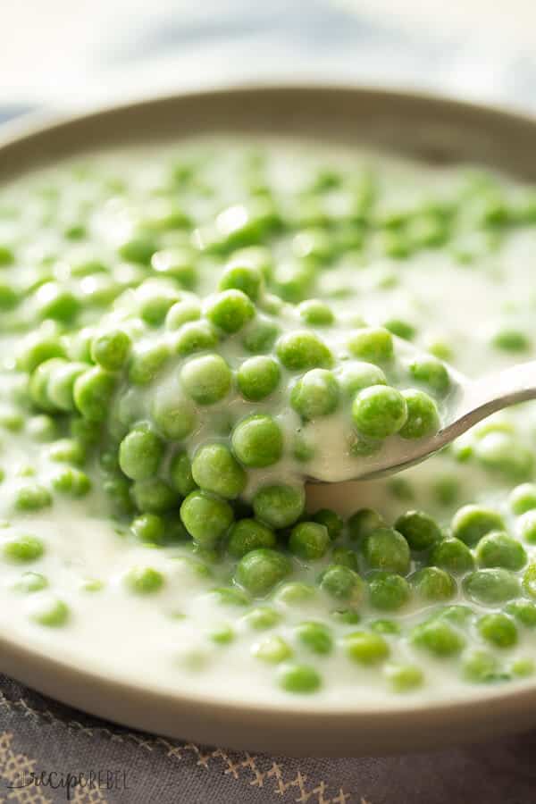 Easy Creamed Peas Recipe Julie's Eats & Treats