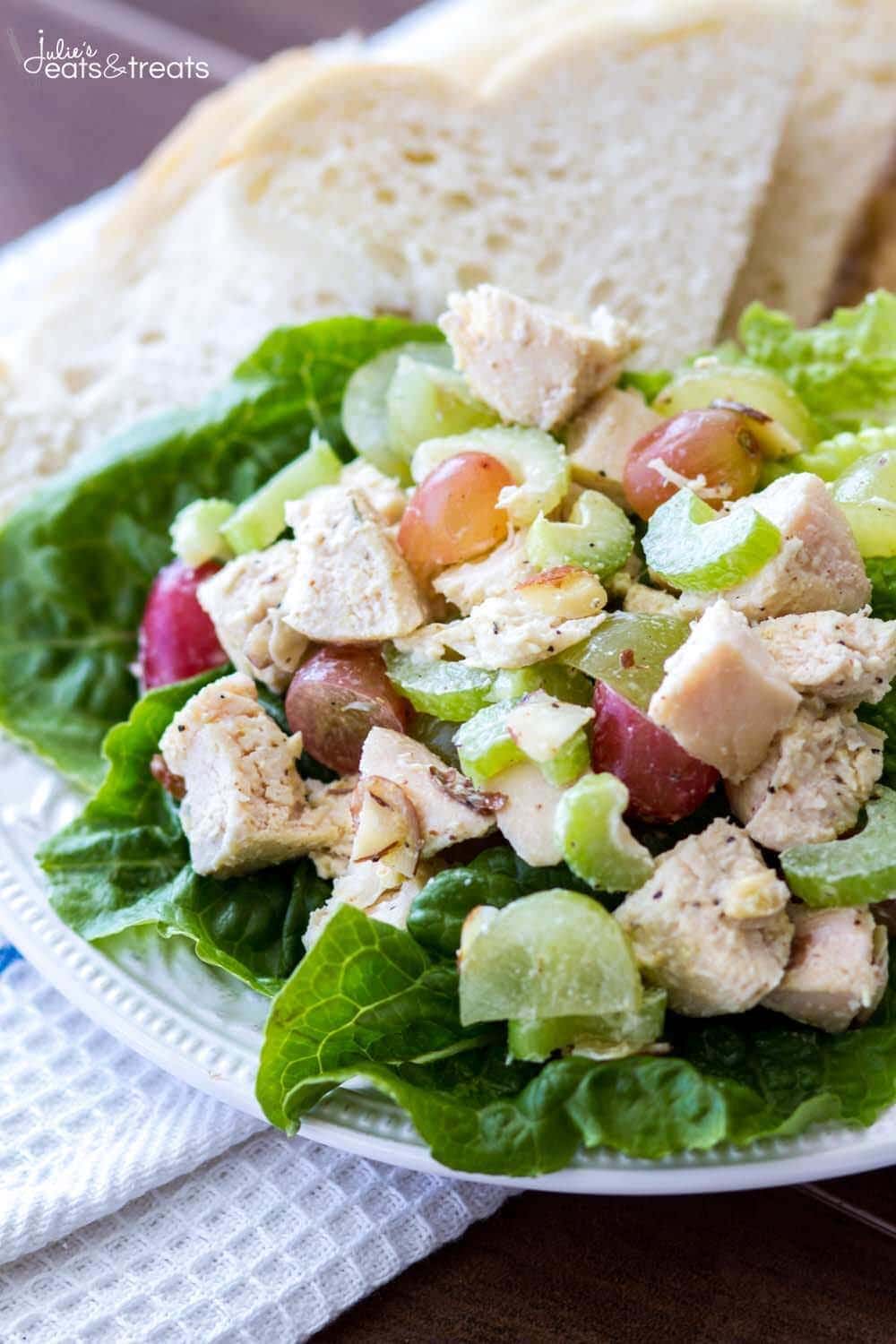 Light and Healthy Chicken Salad Recipe - Julie's Eats ...