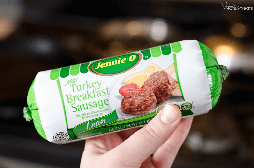 Turkey Sausage in Breakfast Casserole