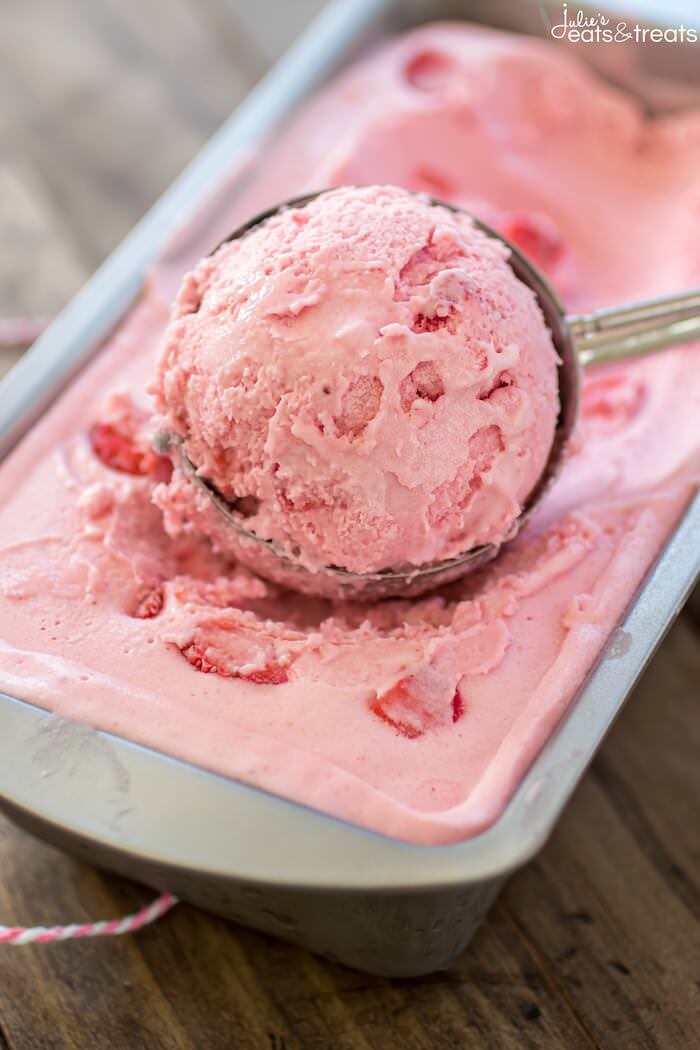 Strawberry Ice Cream Mix - True Scoops