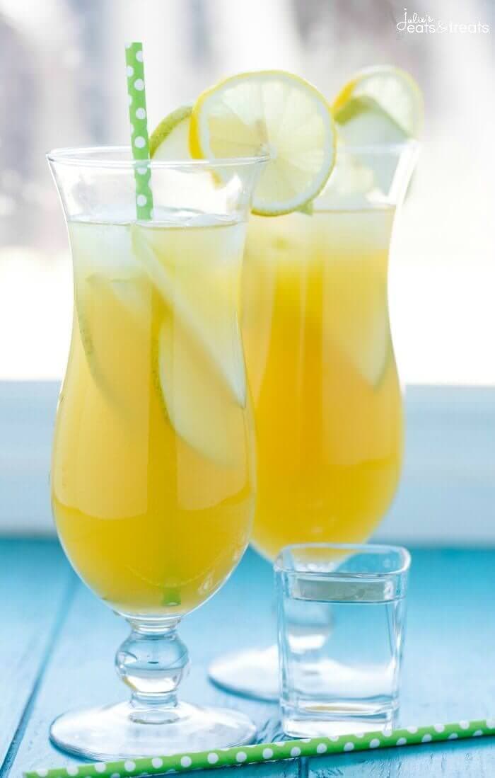 Pineapple Fruit Cocktail Drink Recipe Julie S Eats Treats