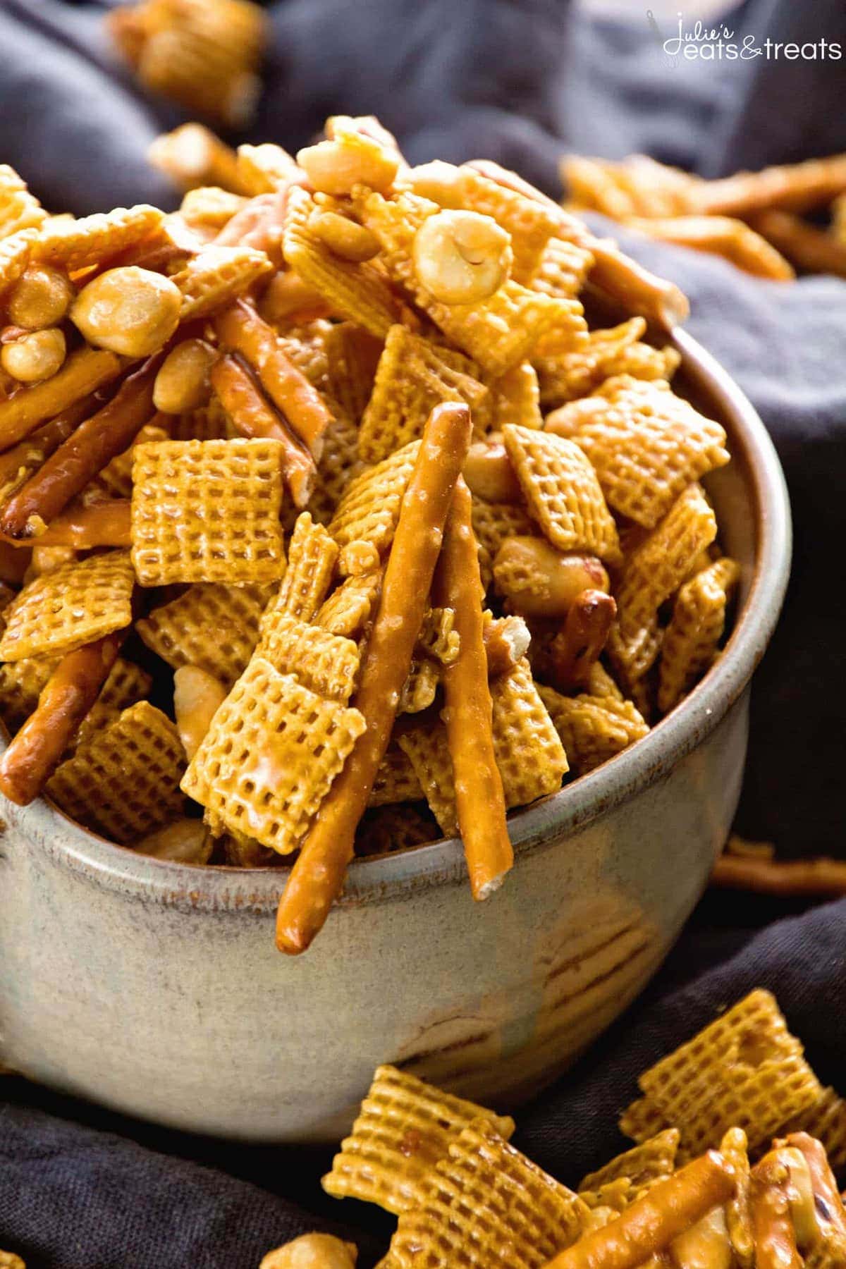 Caramel Chex Mix Julie S Eats Treats