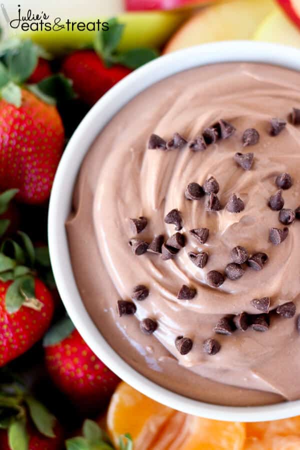 High Protein Chocolate Fruit Dip — What's for Meal Prep