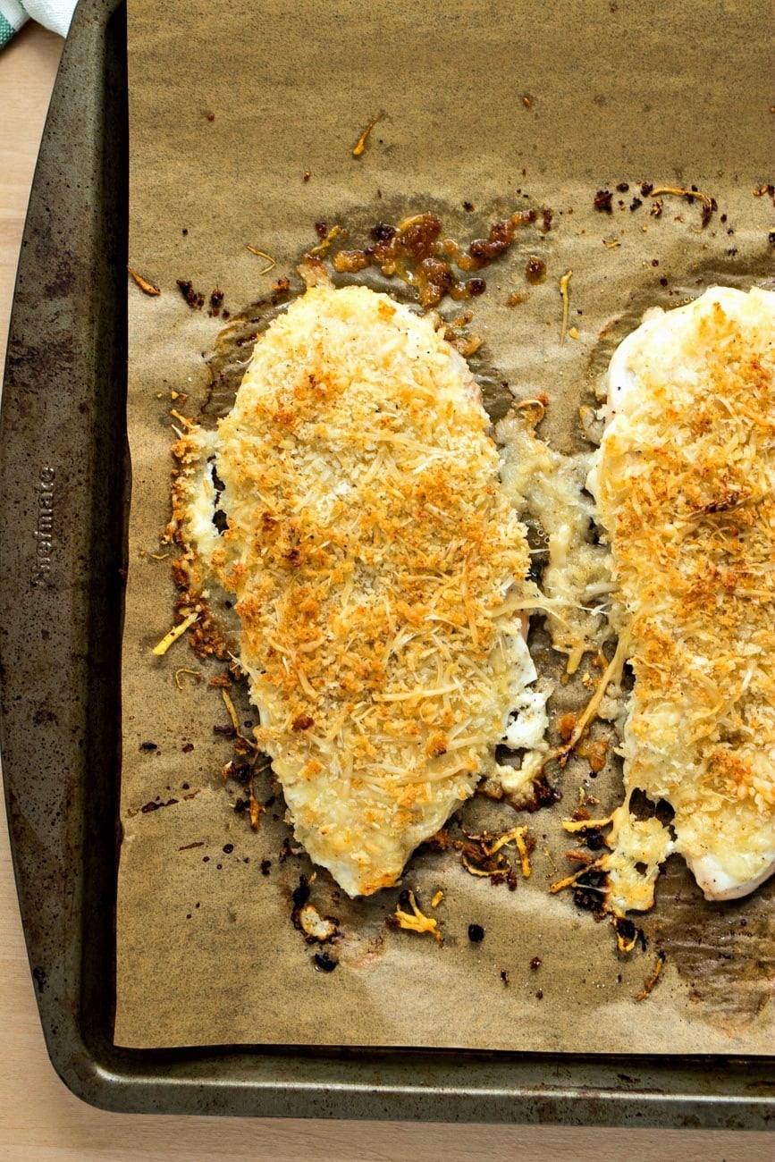 Parmesan, Panko Crusted Chicken Cutlets